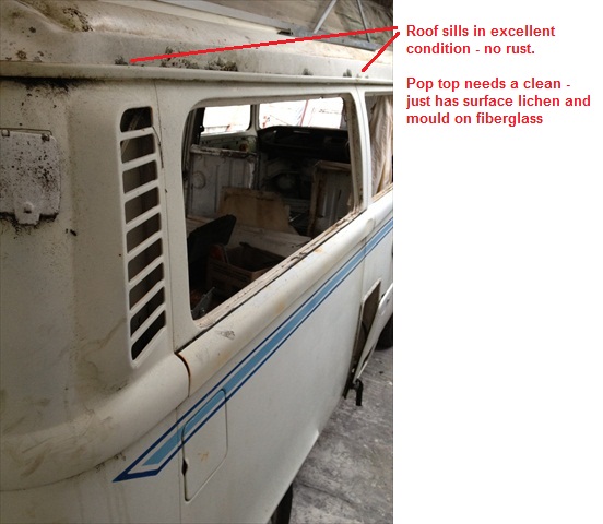 VW Kombi 72 lowlight Drivers Side