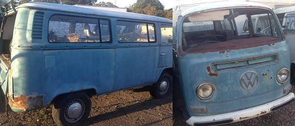 1972 Kombi Lowlight before restoration