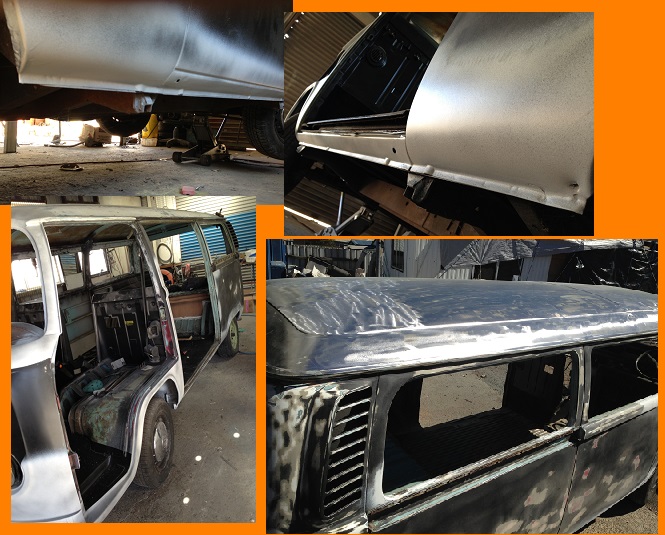 VW Kombi Black Betty repairs 2